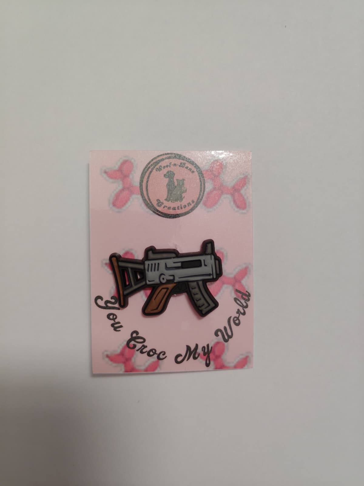 Gun Themed Croc Charms