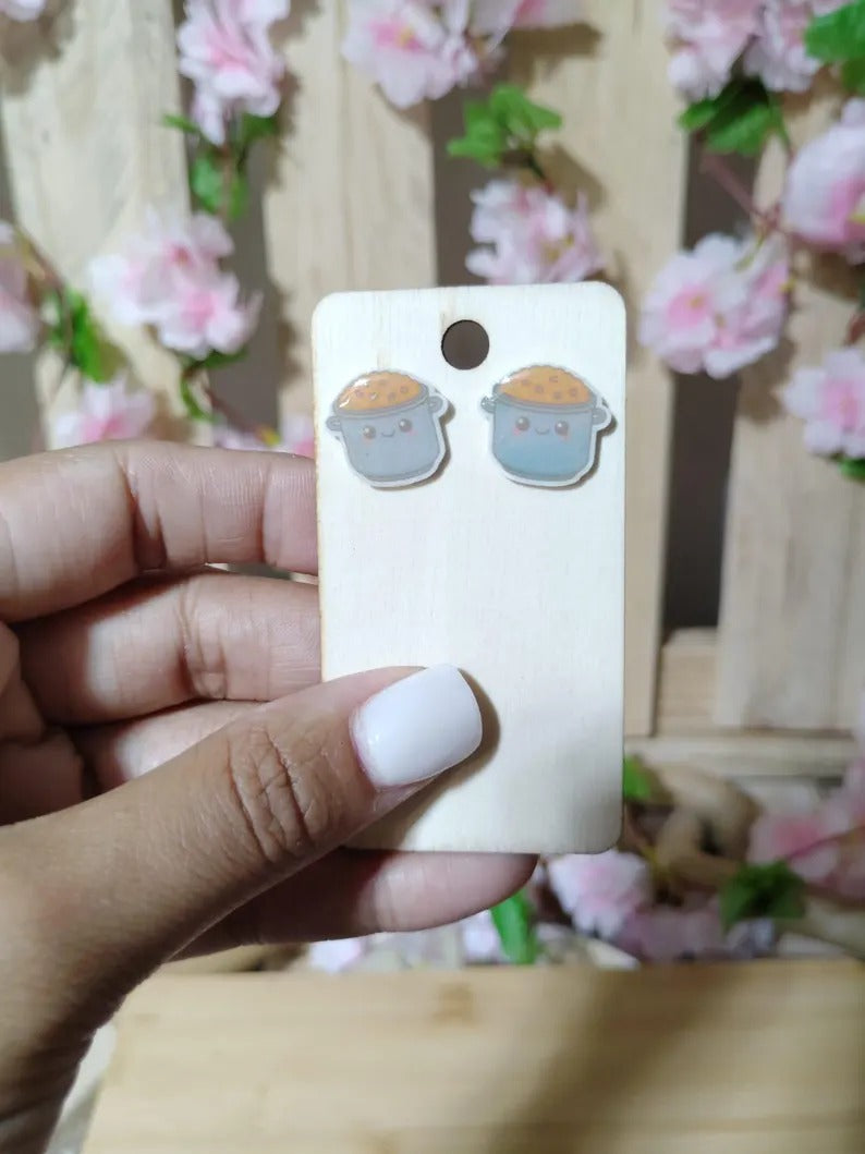 Boricua Sazón Stud Earrings