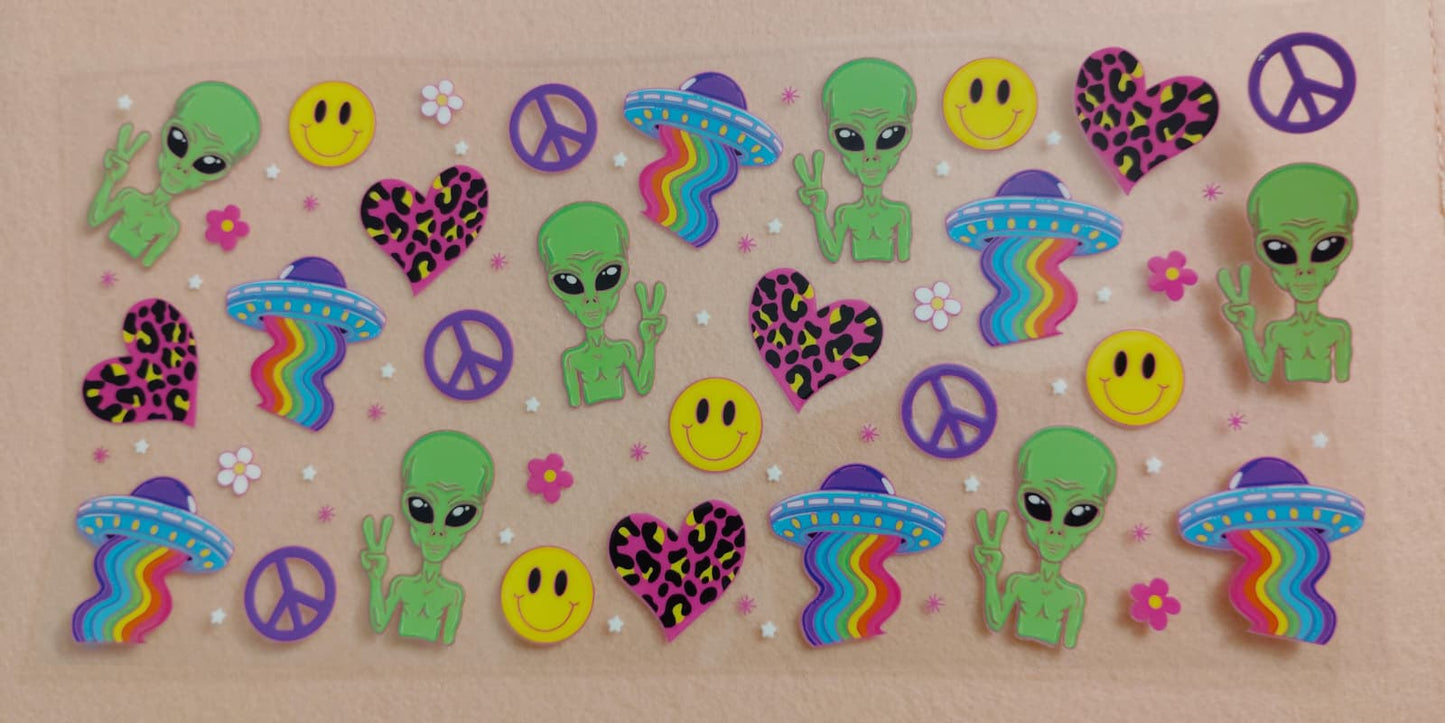 Alien / Space 16oz Glass Cans