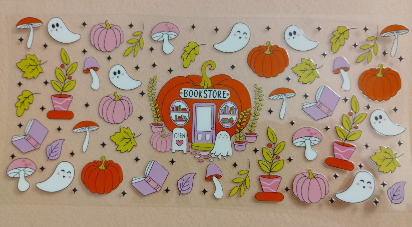 Cute Ghostie 16oz Glass Cans