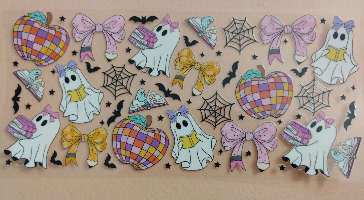 Cute Ghostie 16oz Glass Cans