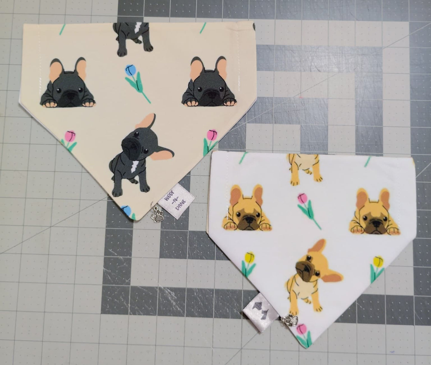 Reversible Over-the-Collar Dog Bandanas