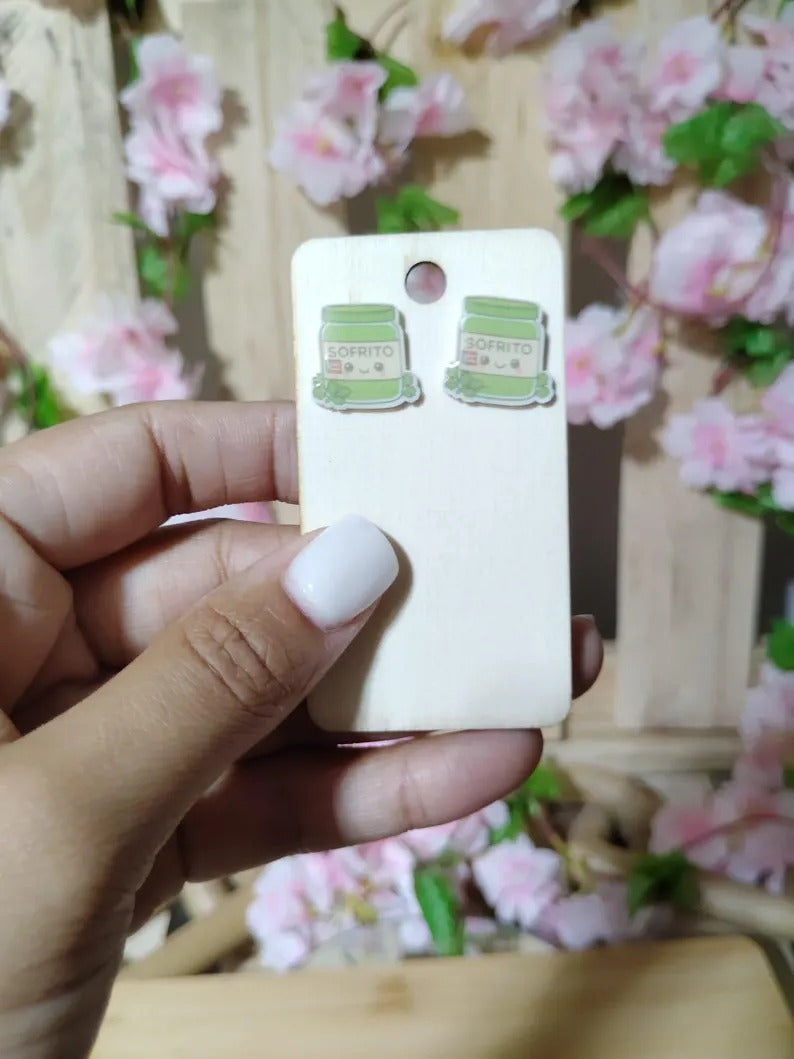 Boricua Sazón Stud Earrings