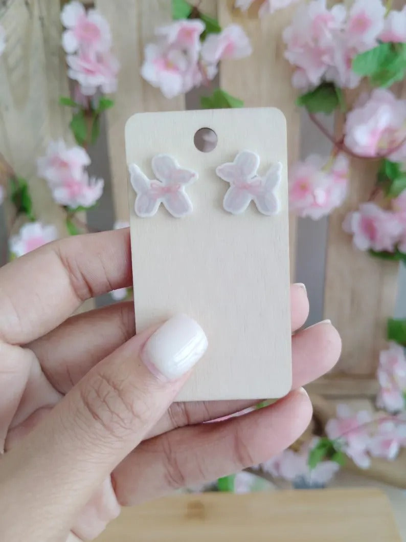 Balloon Dog Stud Earrings