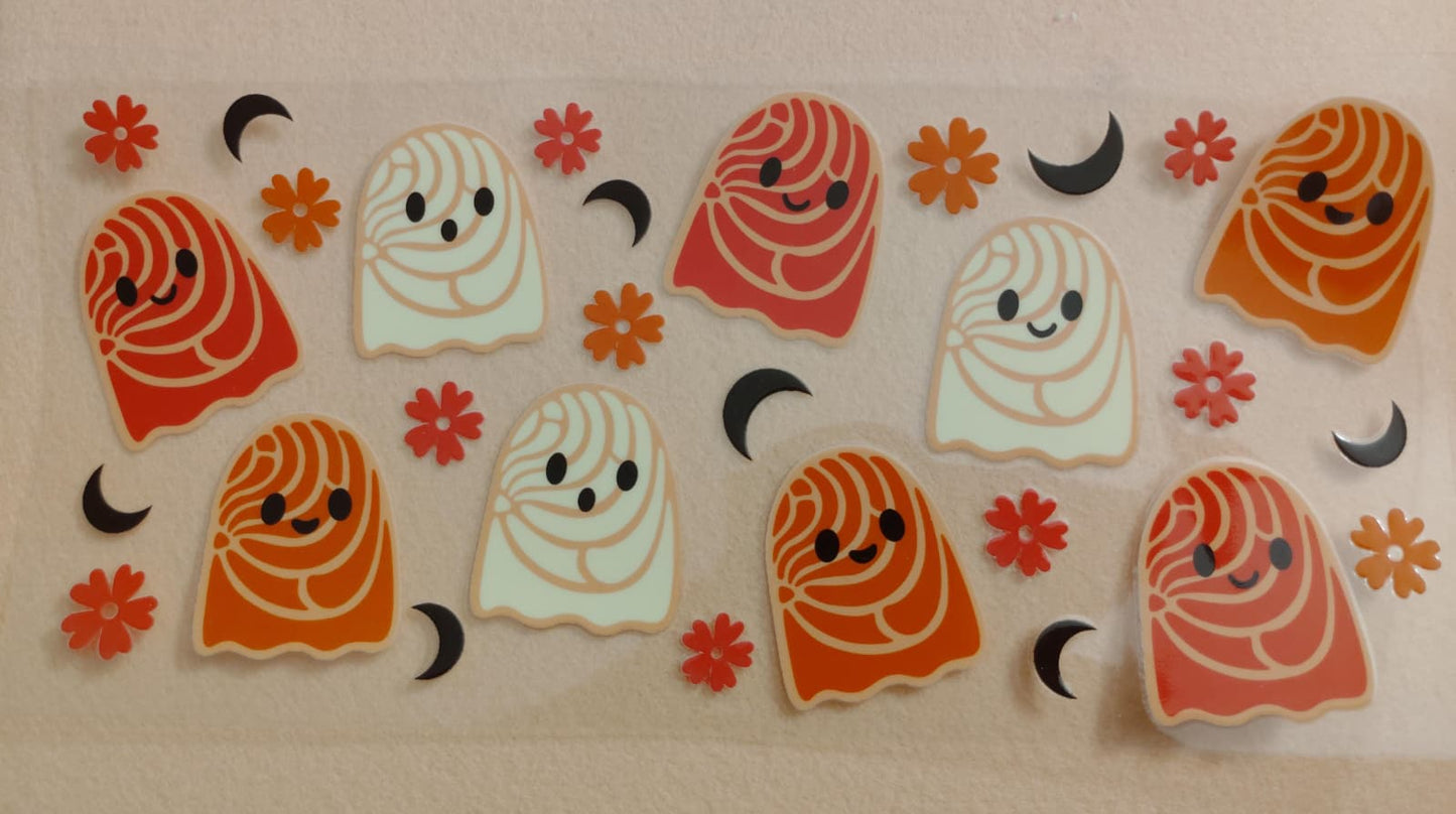 Cute Ghostie 16oz Glass Cans