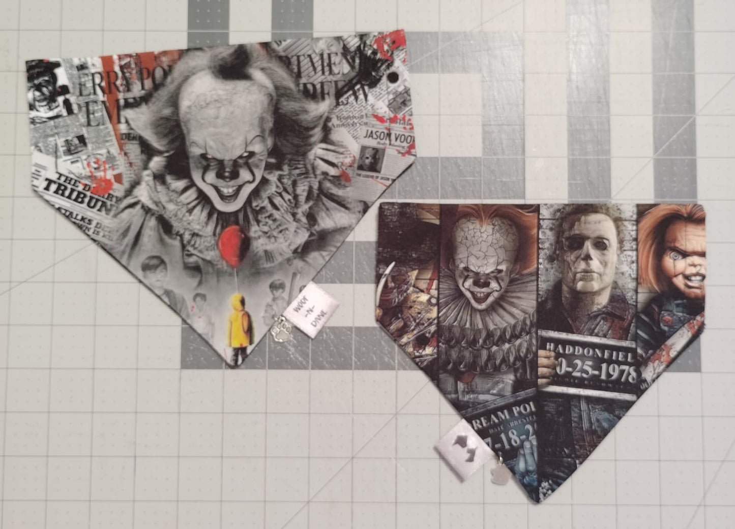 Reversible Halloween Over-the-Collar Dog Bandana