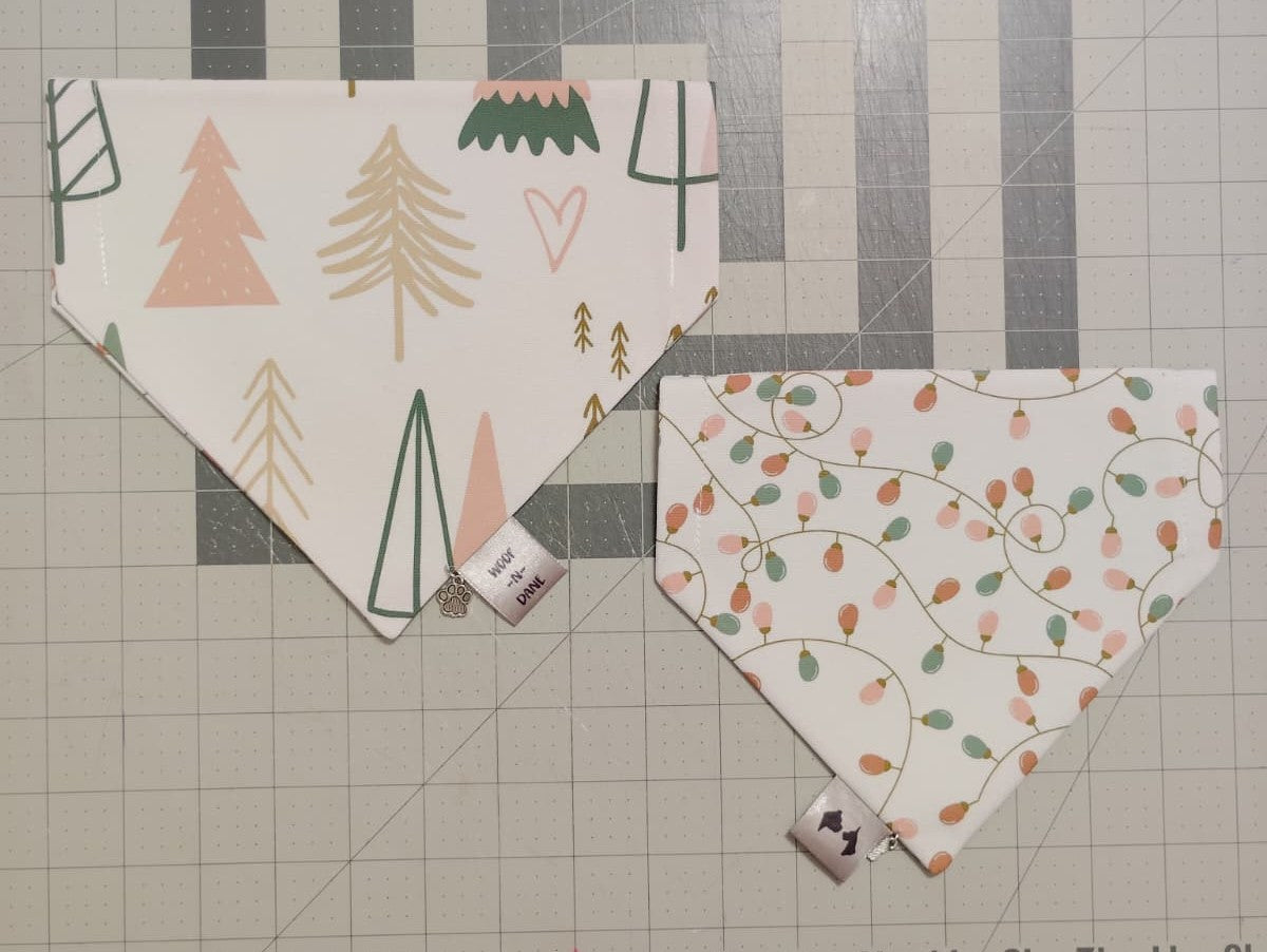 Holiday Reversible Over-the-Collar Dog Bandana