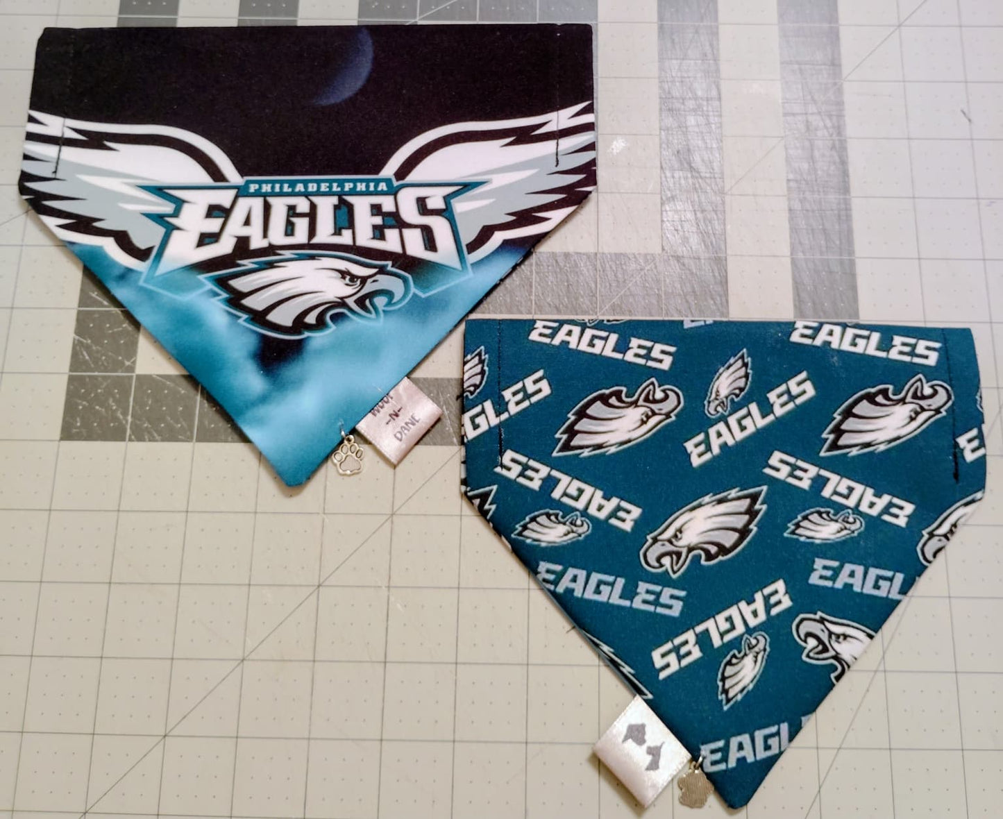 Philadelphia Eagles Reversible Over-the-Collar Dog Bandana | Football Game Day Pet Accessory