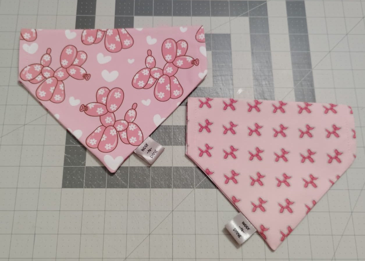 Reversible Over-the-Collar Dog Bandanas