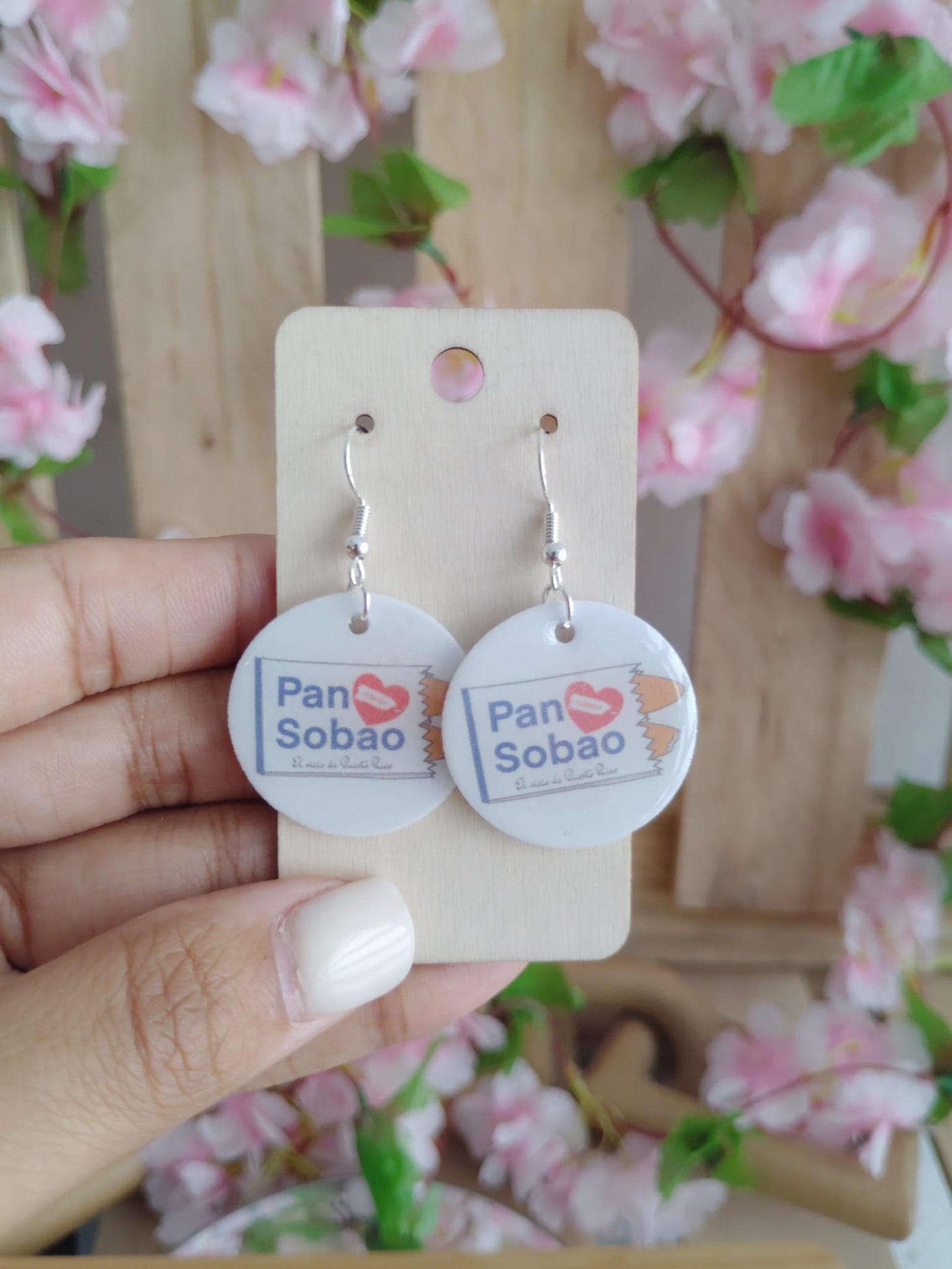 Puerto Rico PE-ERRE Themed Dangle Earrings