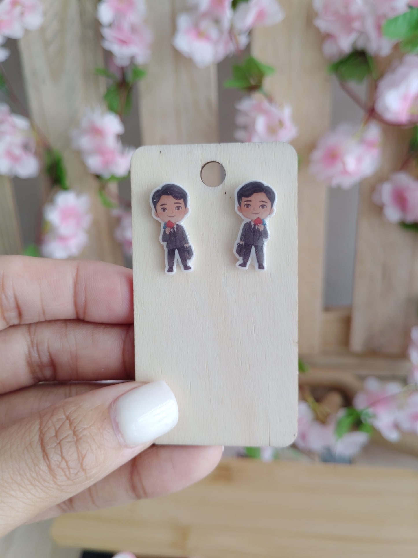 Squid Game Character Stud Earrings