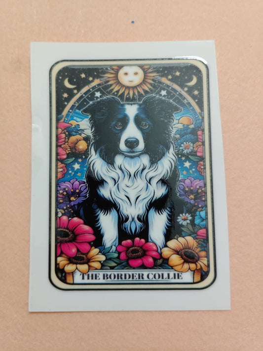 Dog Tarot Card 16oz Glass Cans