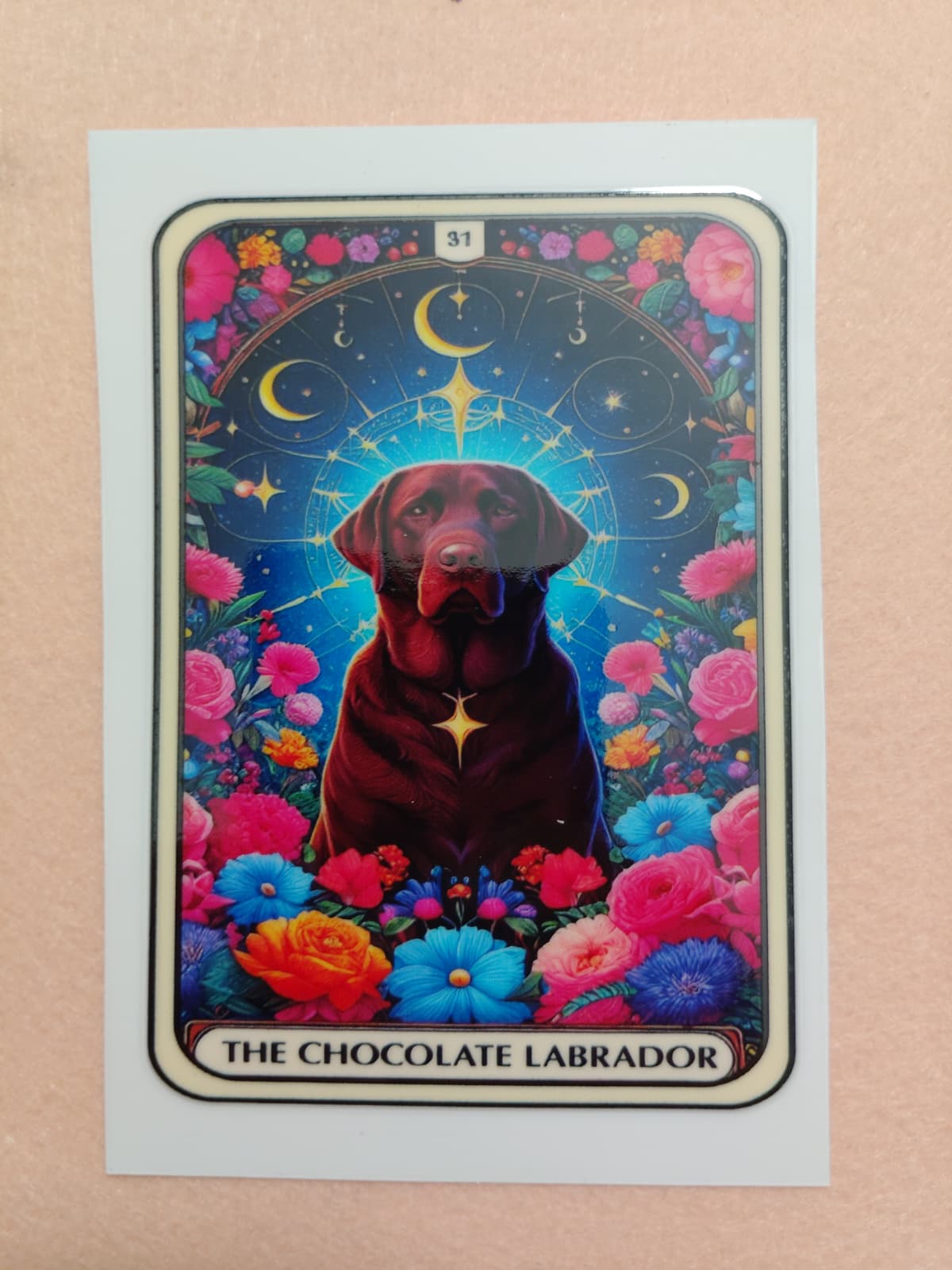 Dog Tarot Card 16oz Glass Cans