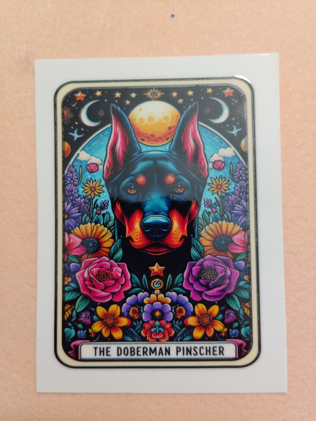 Dog Tarot Card 16oz Glass Cans