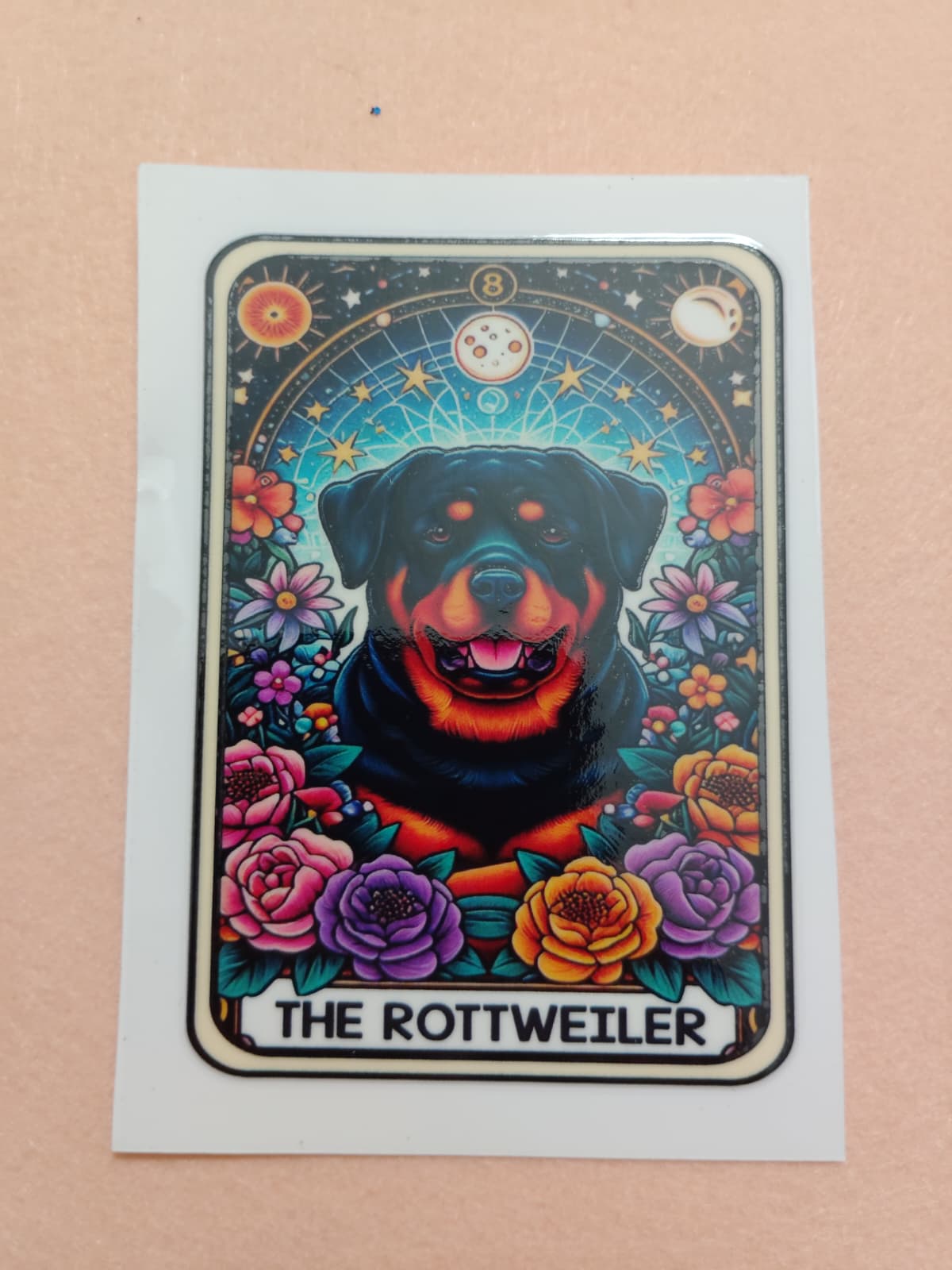 Dog Tarot Card 16oz Glass Cans