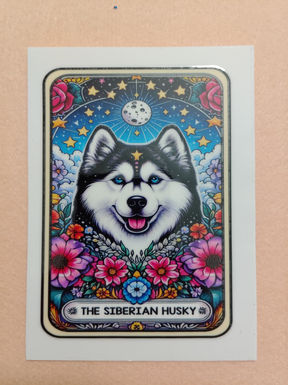 Dog Tarot Card 16oz Glass Cans