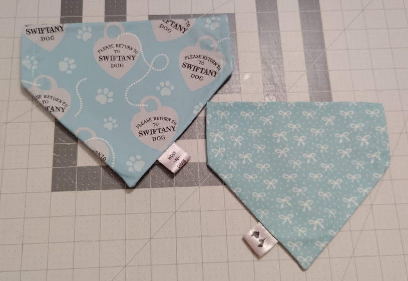 Reversible Over-the-Collar Dog Bandanas