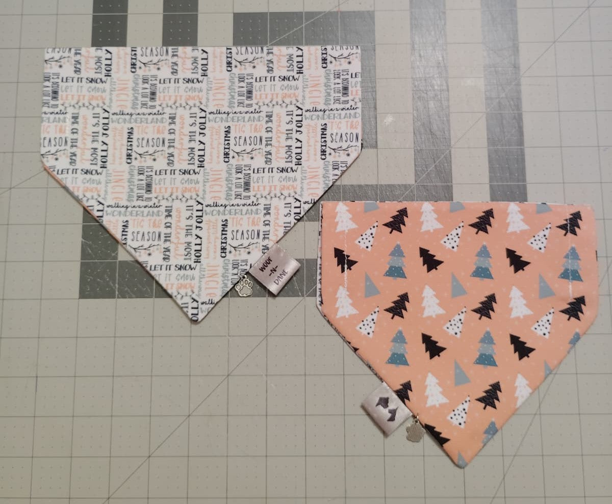 Holiday Reversible Over-the-Collar Dog Bandana