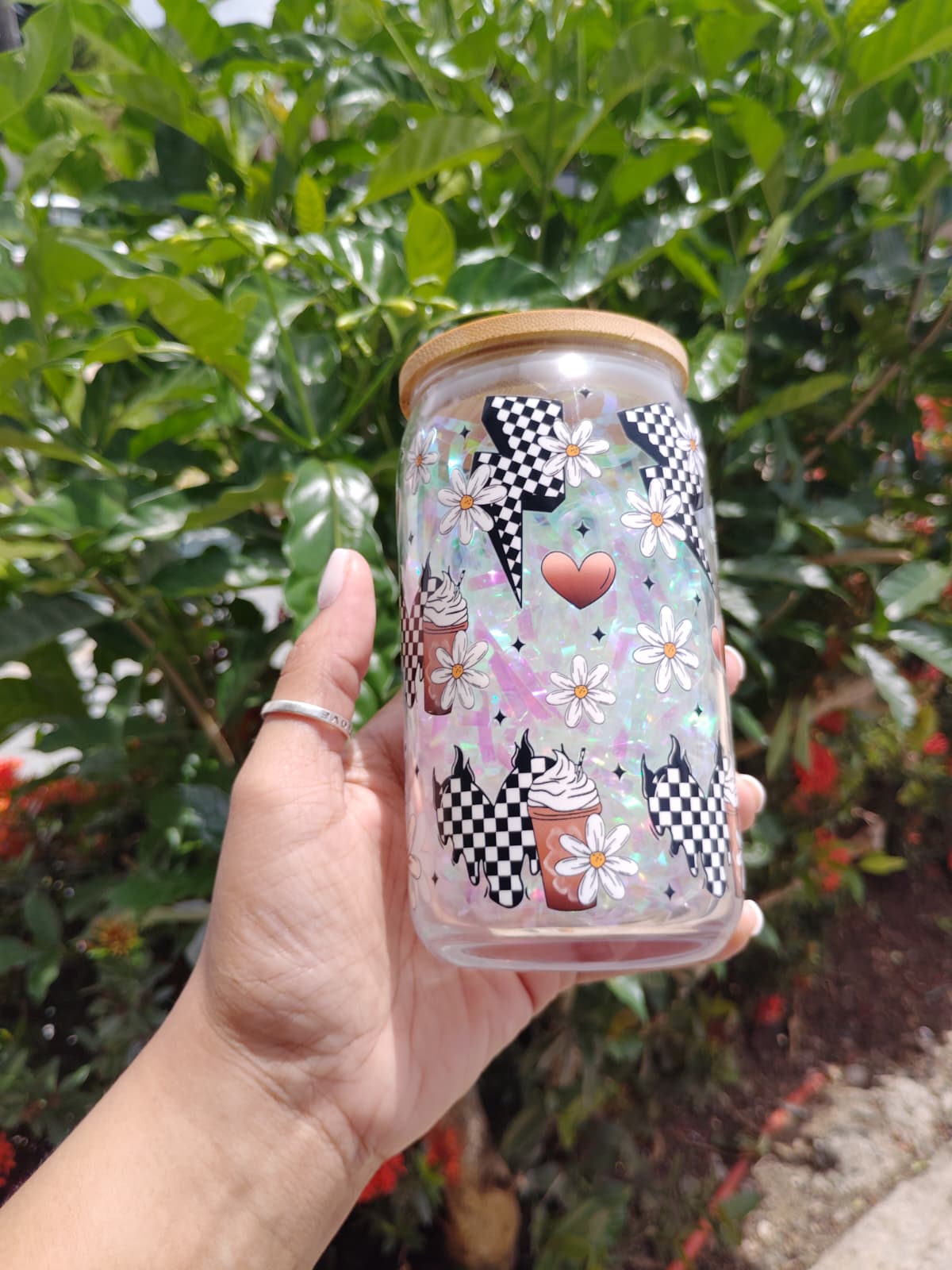 More Tattoos Less Anxiety 16on Glass Can