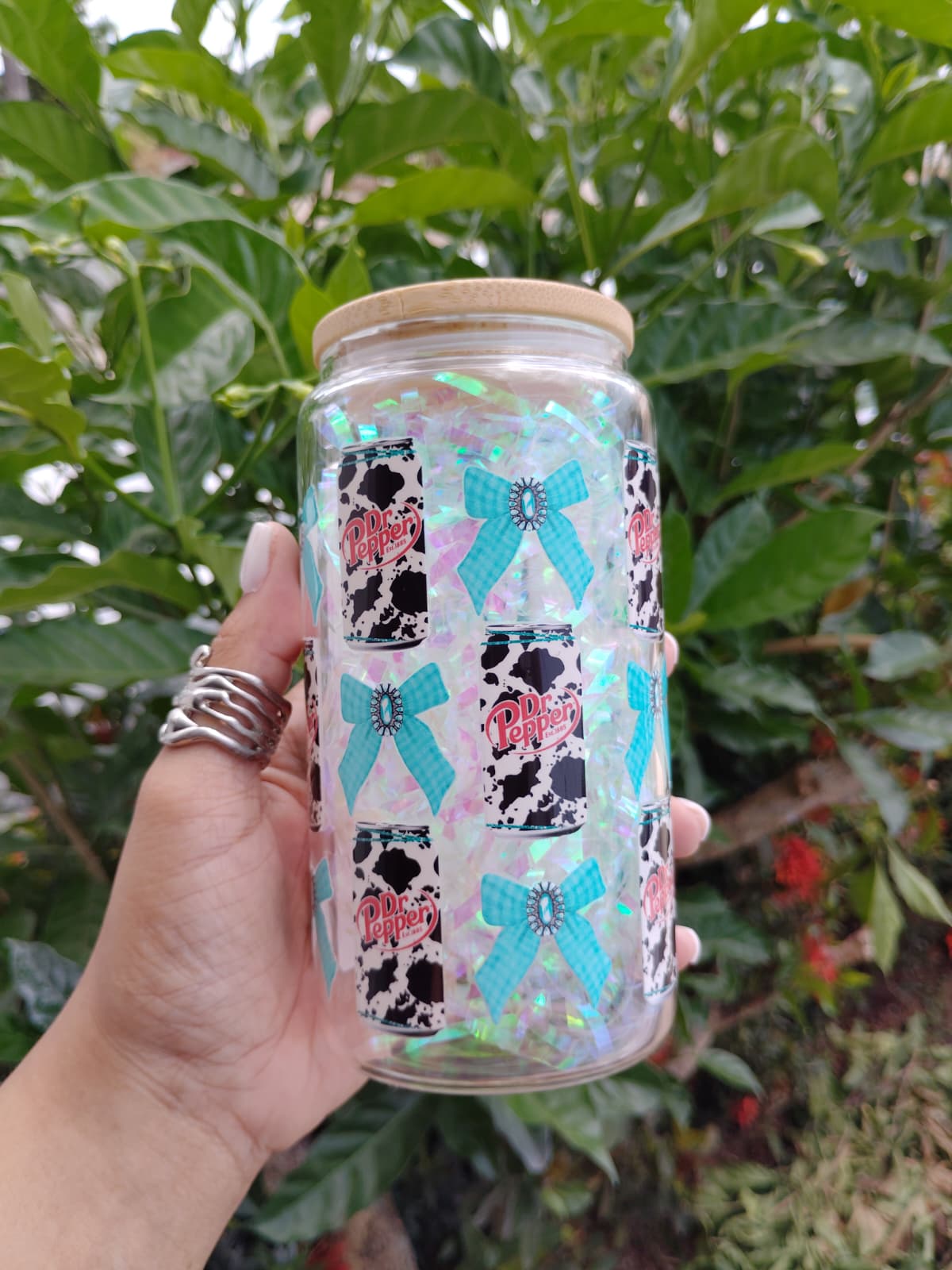 Dr. Pepper 16oz Glass Can