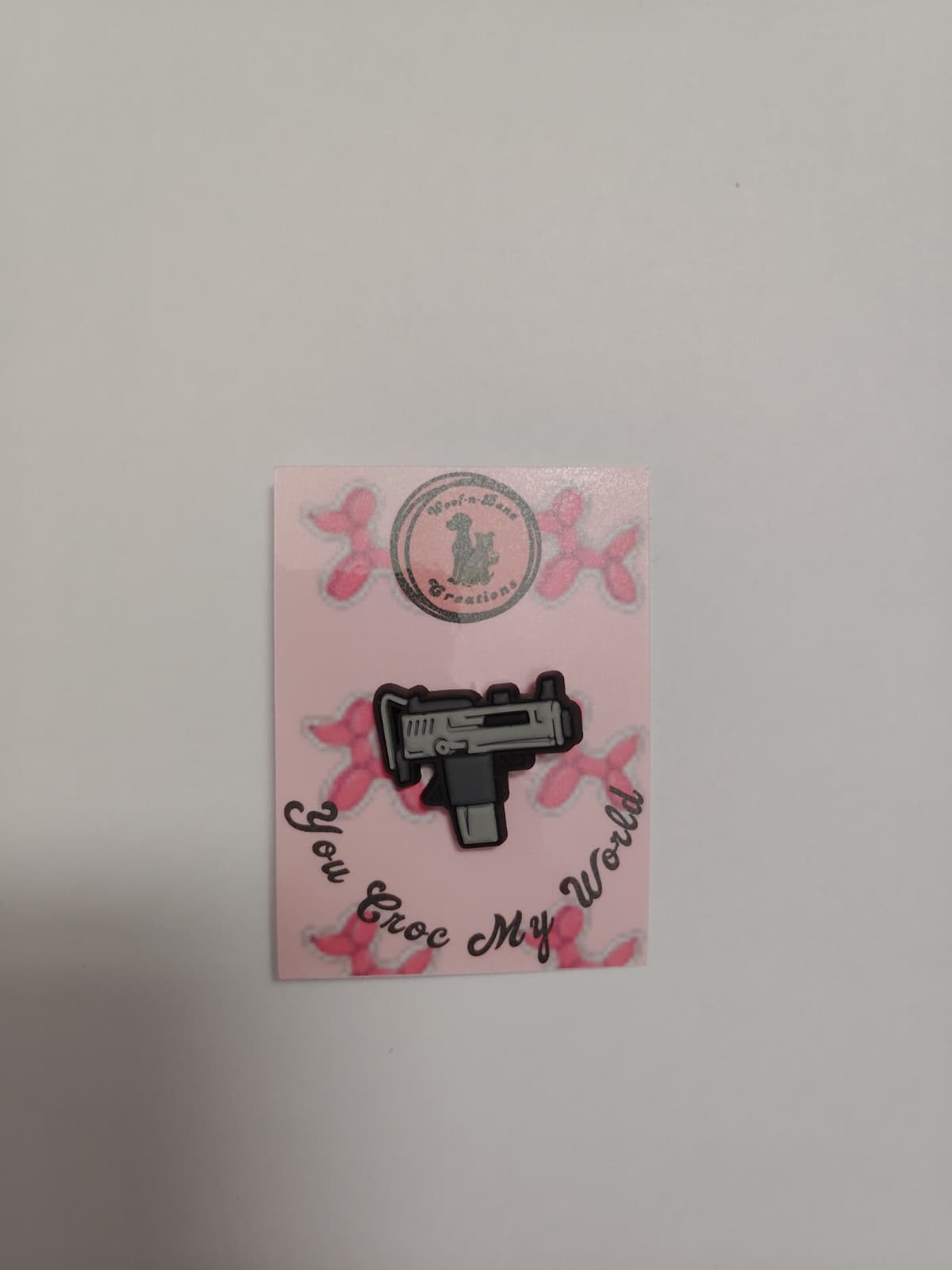 Gun Themed Croc Charms