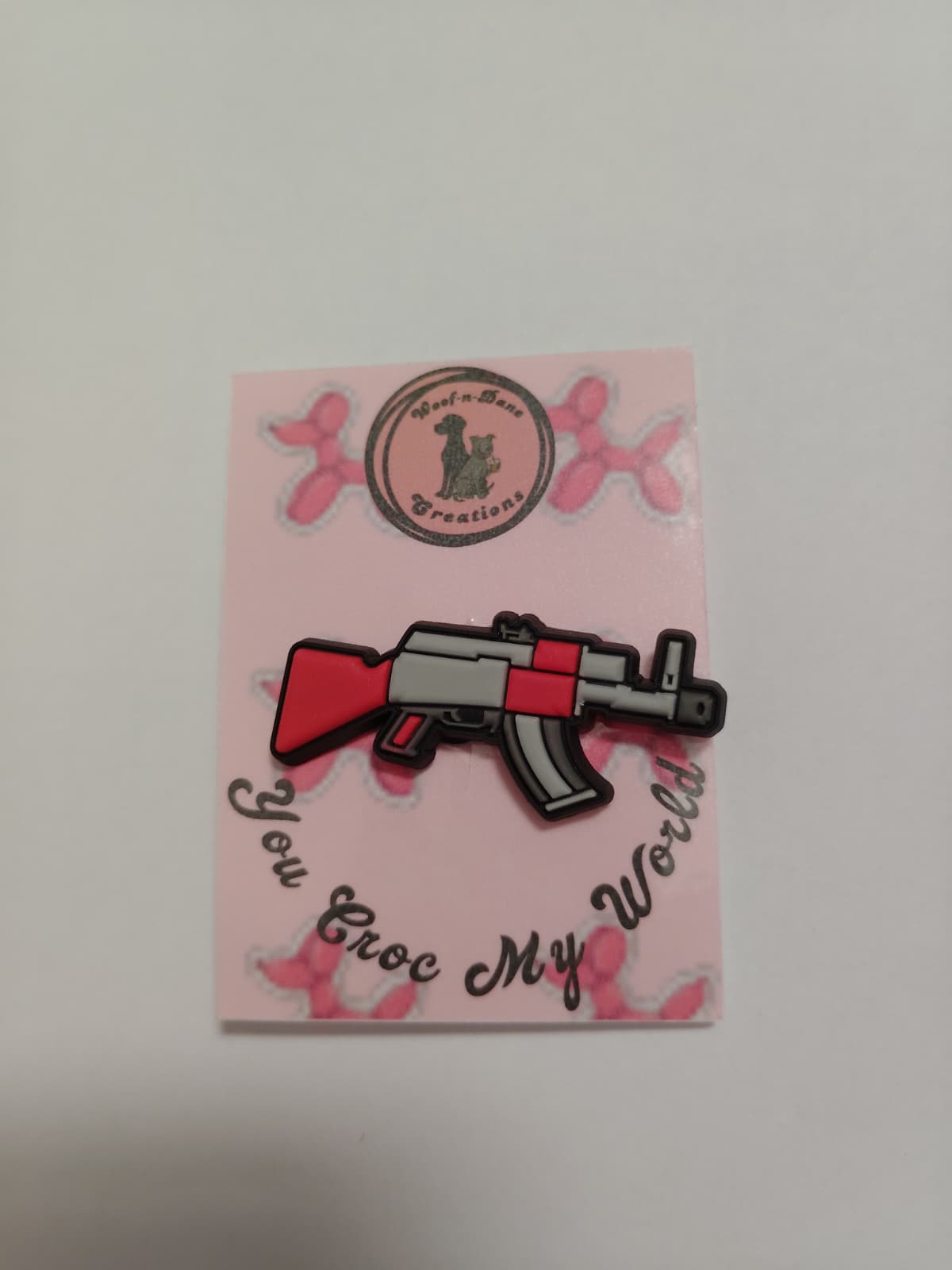 Gun Themed Croc Charms