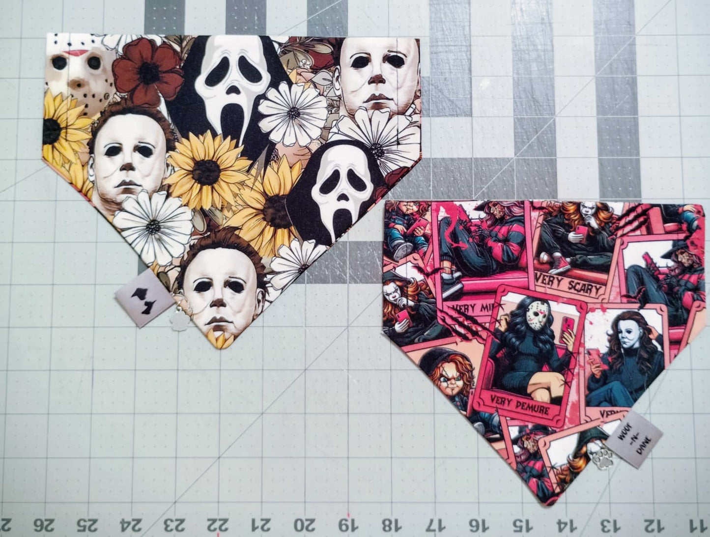 Reversible Halloween Over-the-Collar Dog Bandana