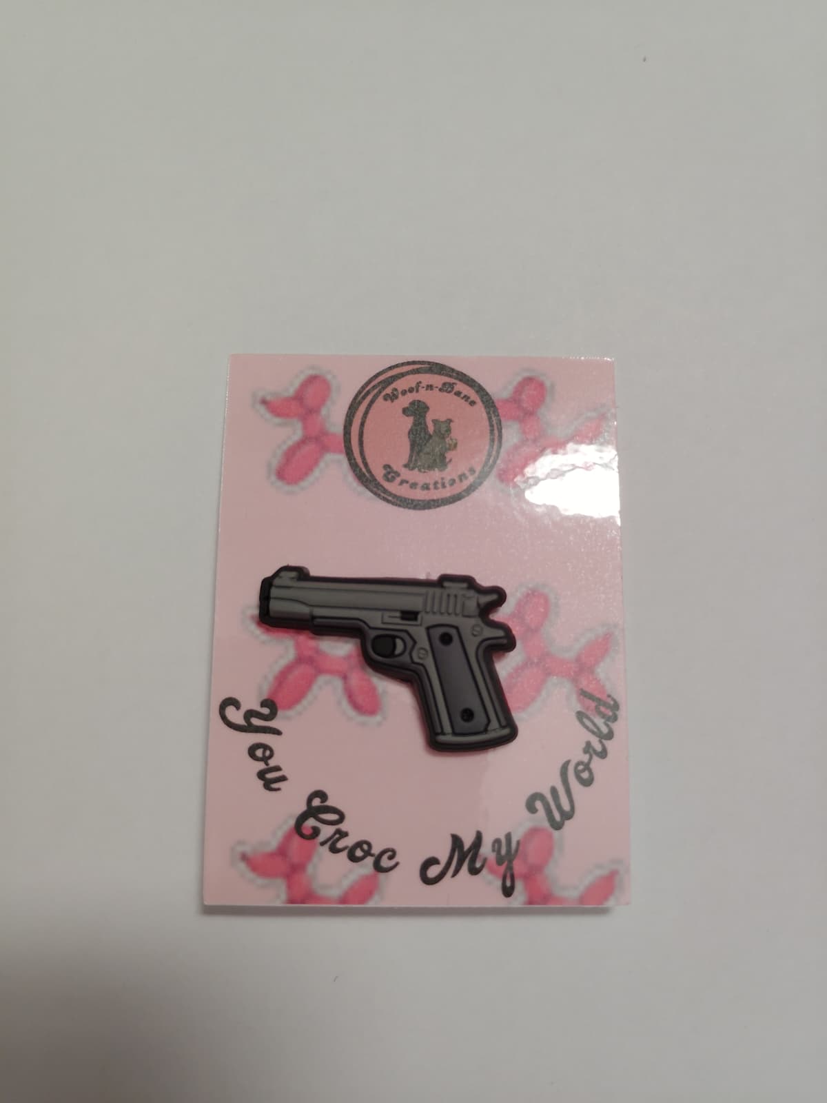 Gun Themed Croc Charms