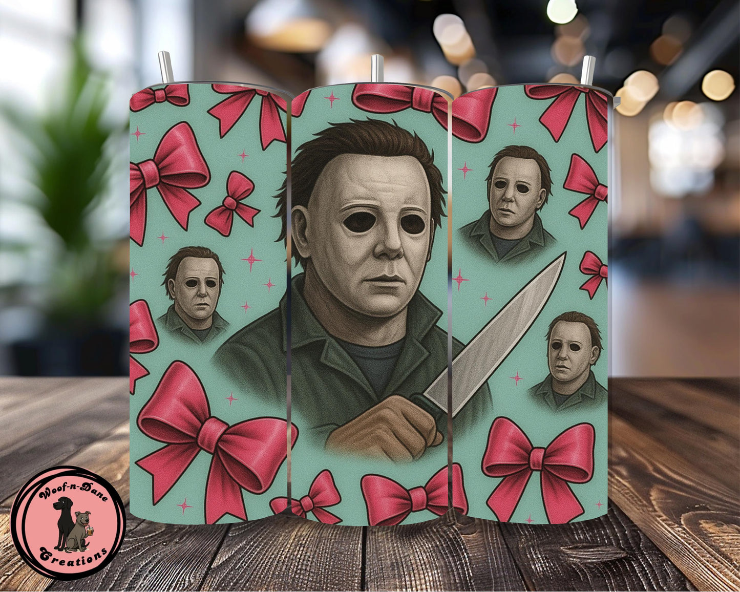 Horror Movie Icons 20oz Tumbler | Chucky, Jason, Freddy & Michael Myers
