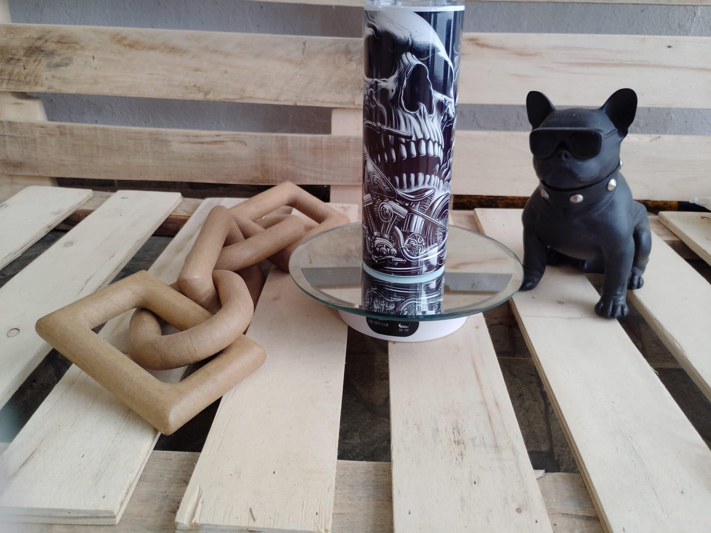 Skull Motorcycle Tumbler