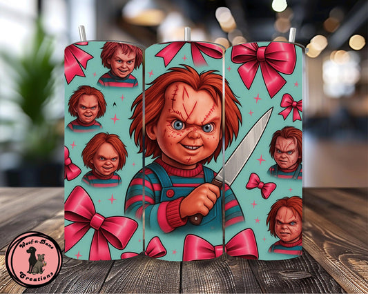 Horror Movie Icons 20oz Tumbler | Chucky, Jason, Freddy & Michael Myers