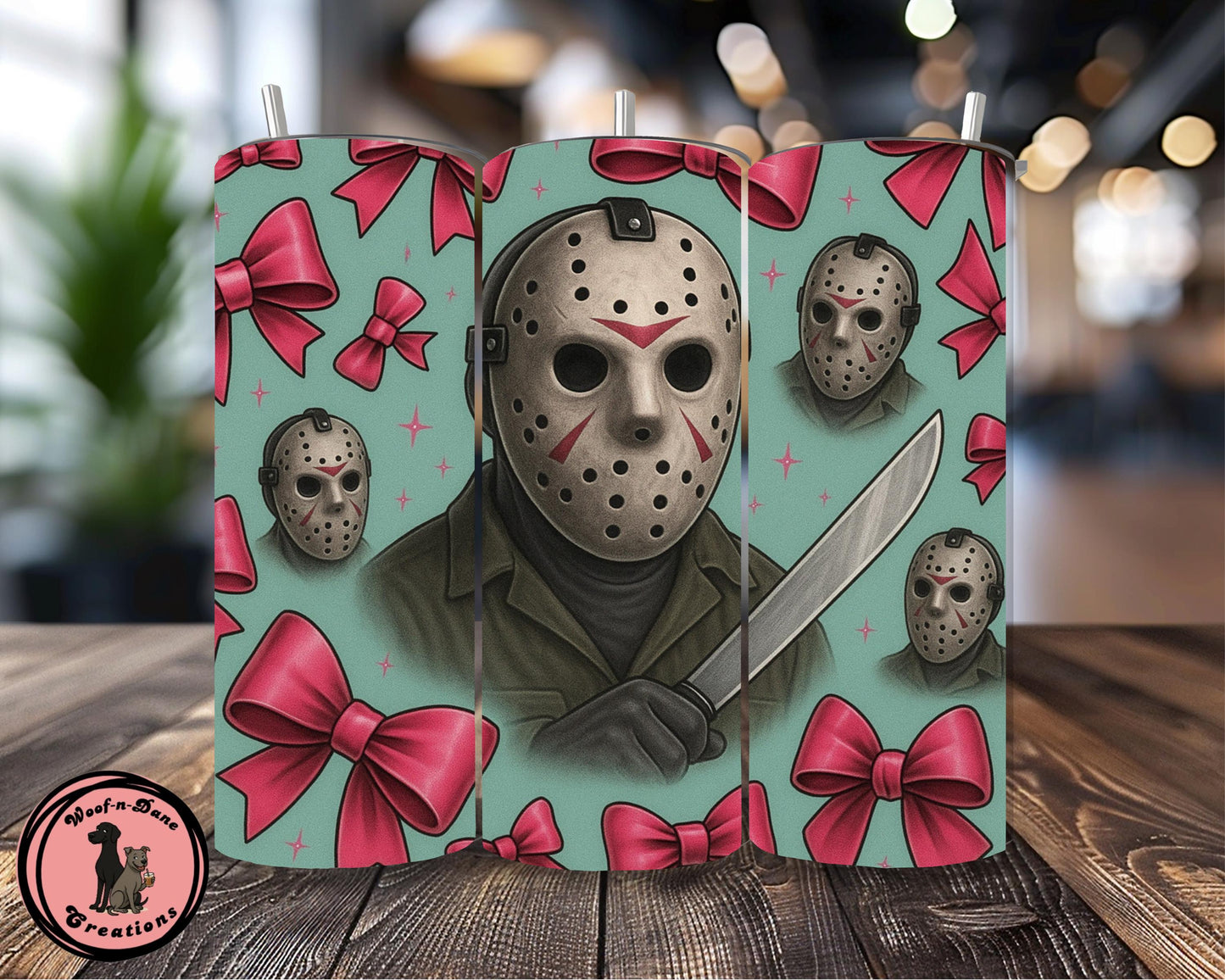 Horror Movie Icons 20oz Tumbler | Chucky, Jason, Freddy & Michael Myers