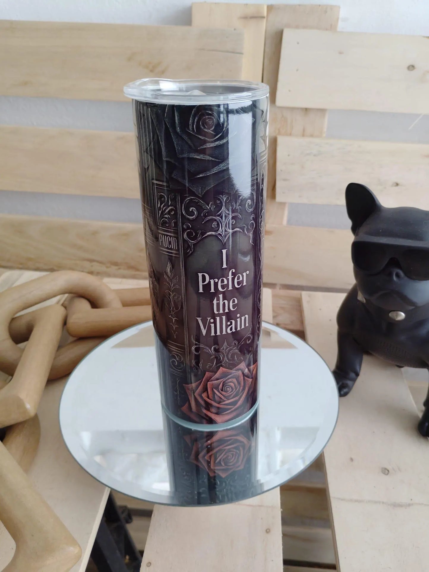 I Prefer the Villain Tumbler | Gothic Dark Academia 20oz Tumbler