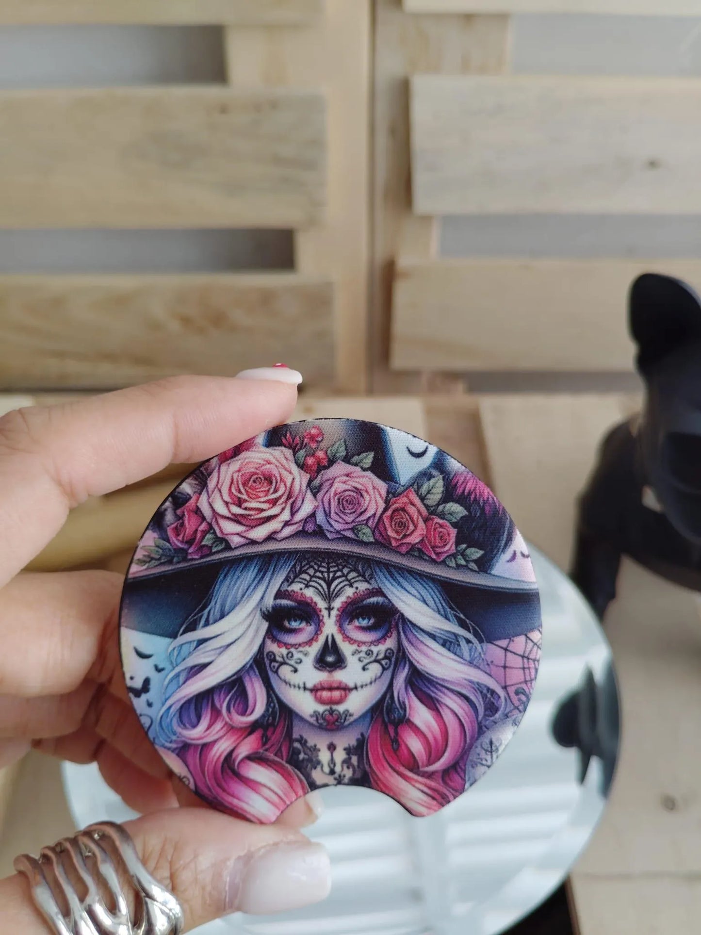Spooky Car Coasters