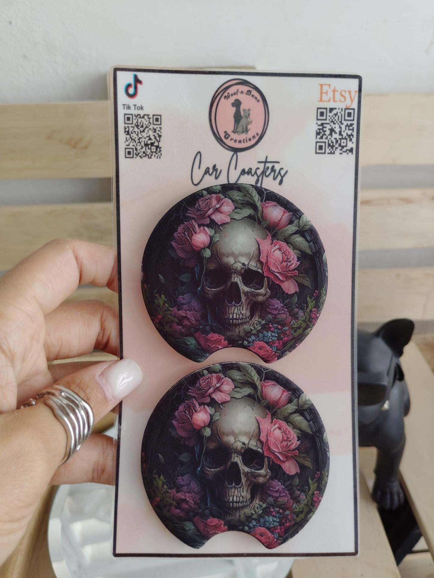 Spooky Car Coasters