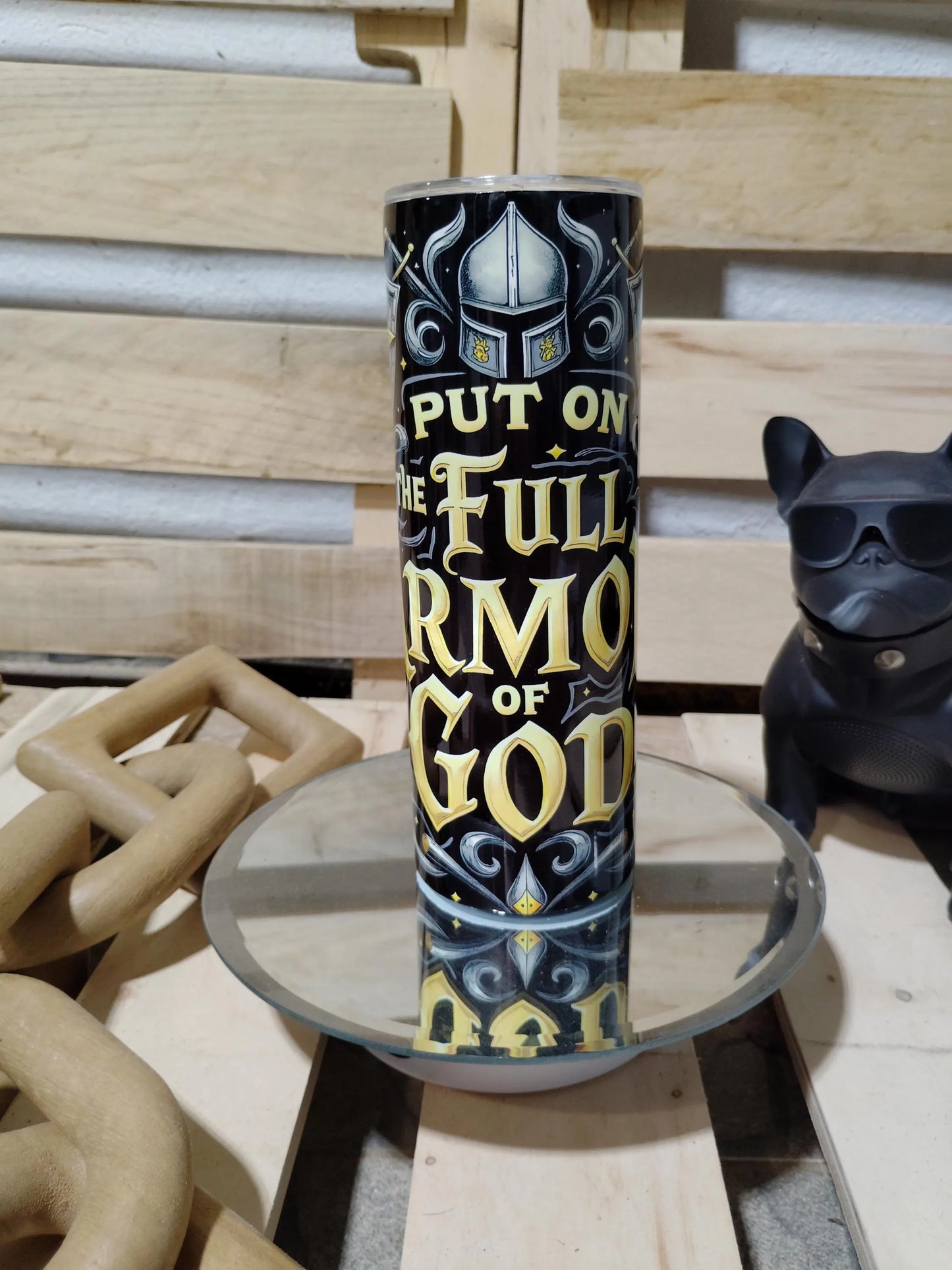 Armor of God Tumbler: 20oz Christian Stainless Steel Cup