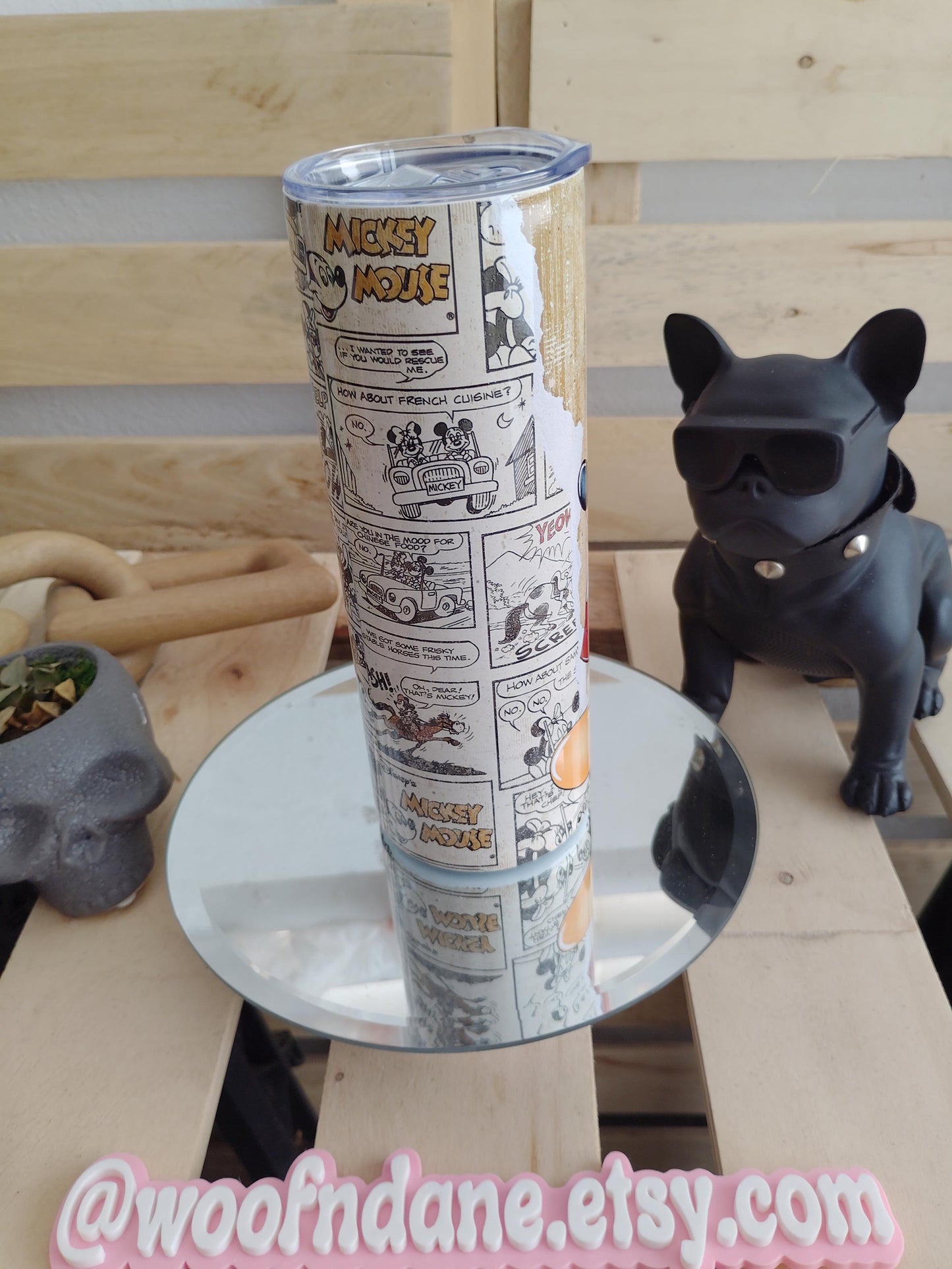 Vintage Cartoon Mouse 20oz Tumbler