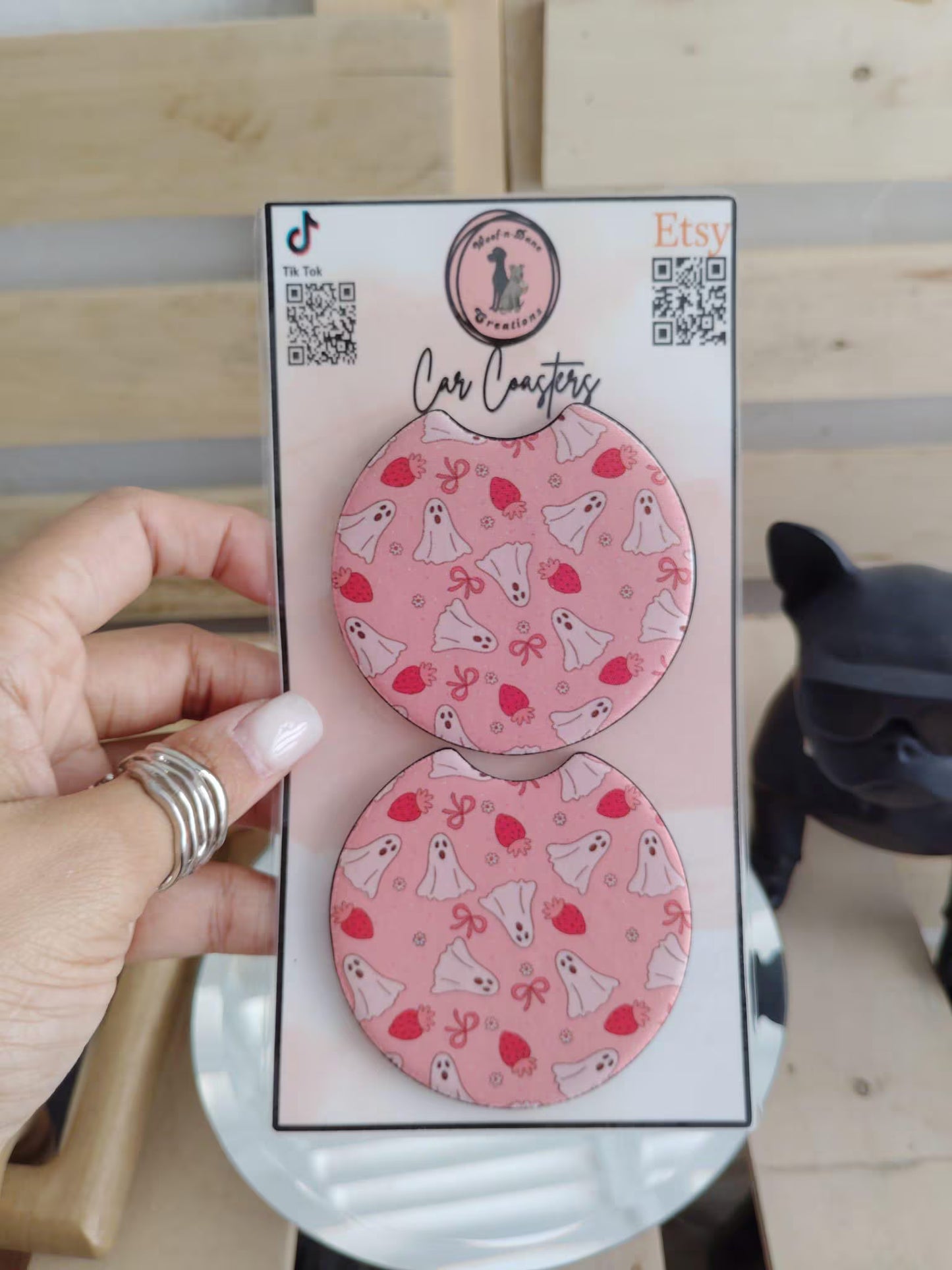Spooky Car Coasters
