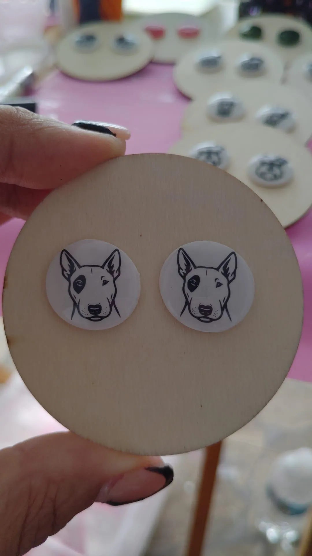 Dog Breed Stud Earrings | Handmade Resin Pet Lover Jewelry | Hypoallergenic Dog Face Studs