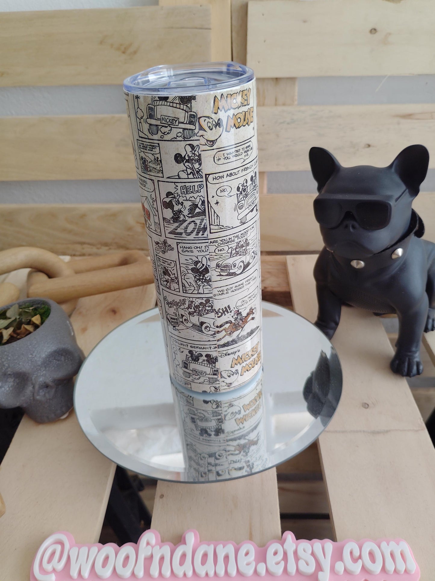 Vintage Cartoon Mouse 20oz Tumbler
