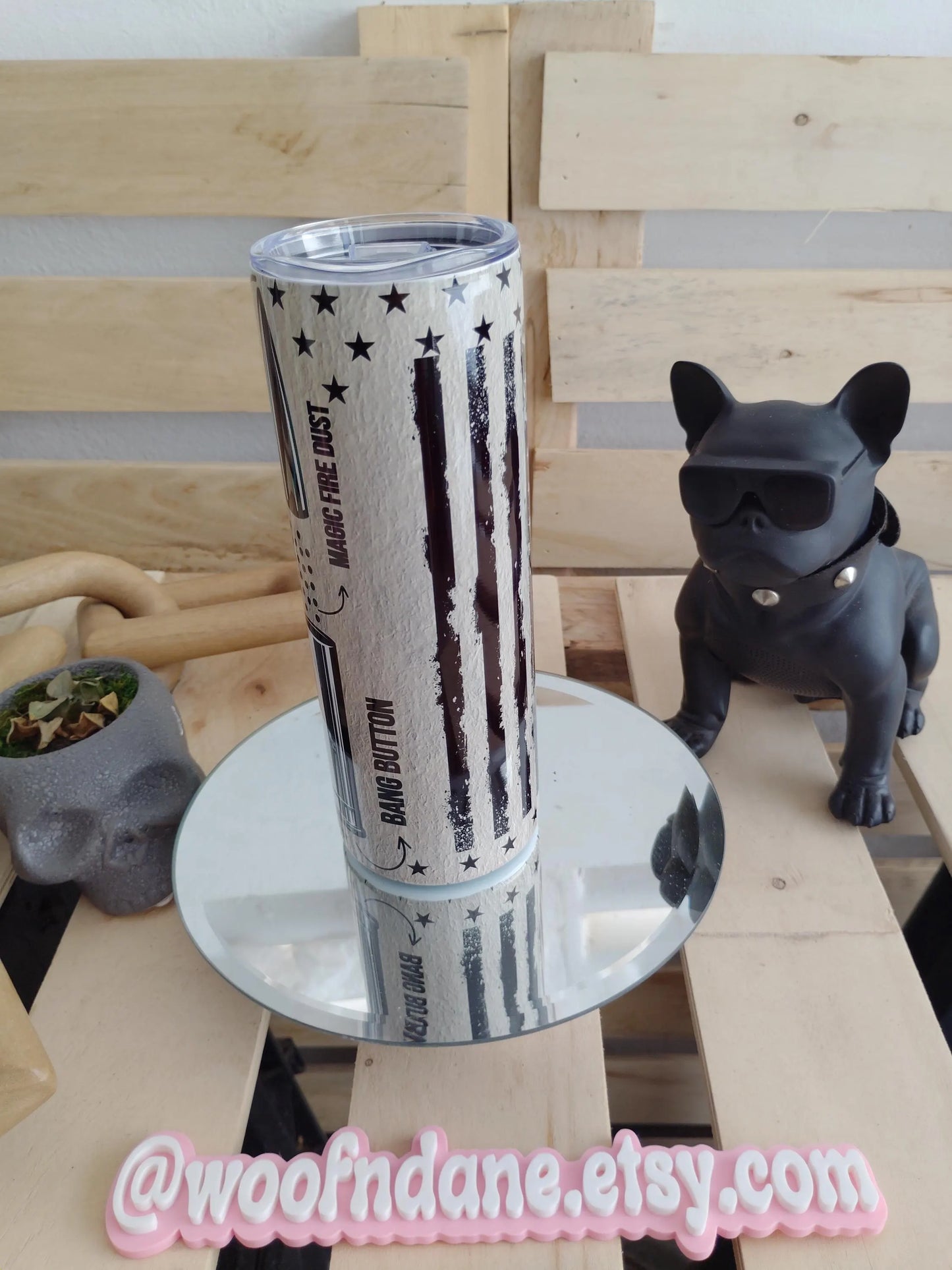 Anatomy of a Pew Tumbler | 20oz Patriotic Gun Humor Cup | 2A Freedom Gift