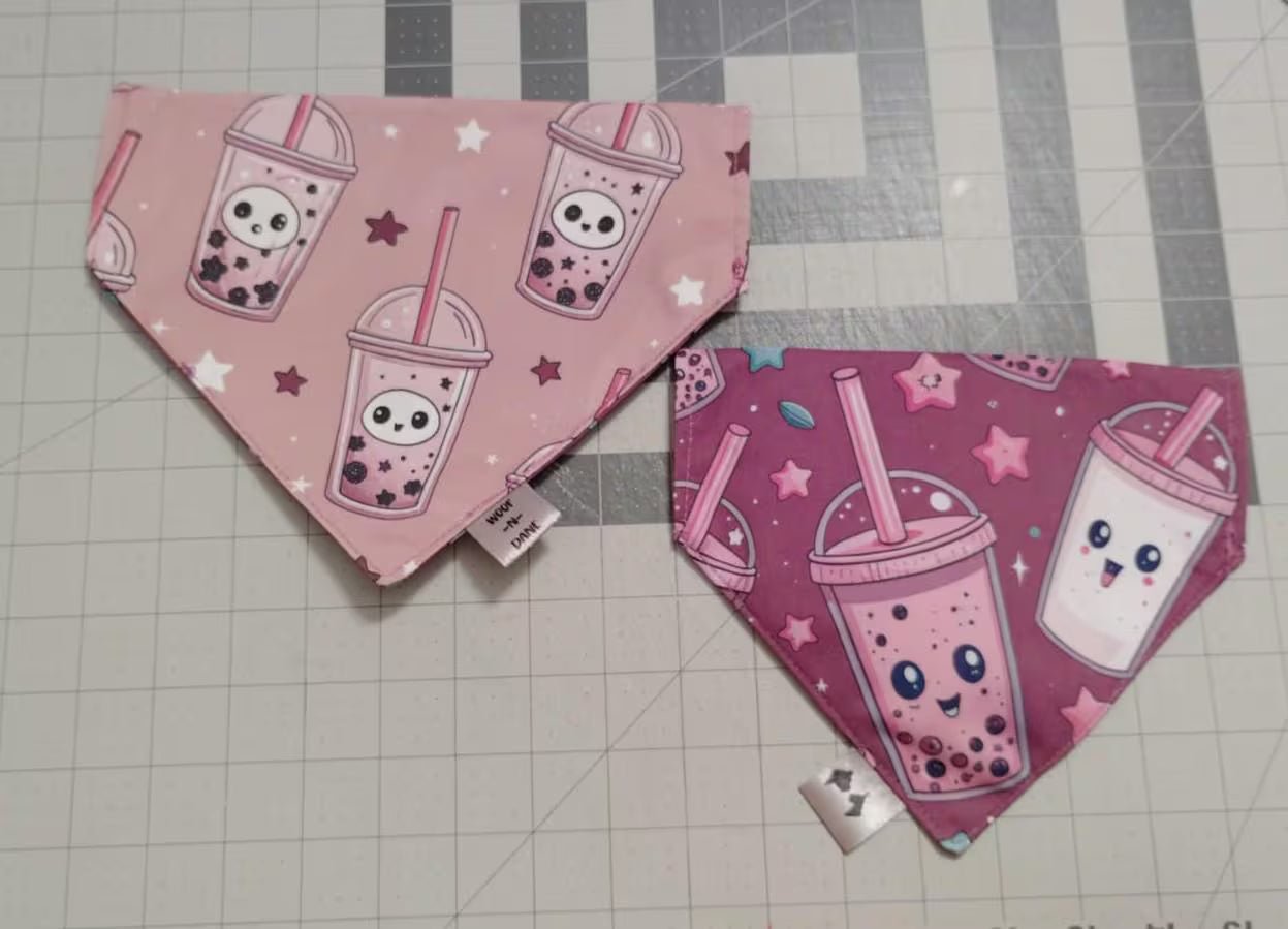 Reversible Halloween Over-the-Collar Dog Bandana