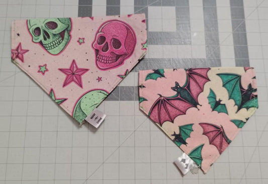 Reversible Halloween Over-the-Collar Dog Bandana