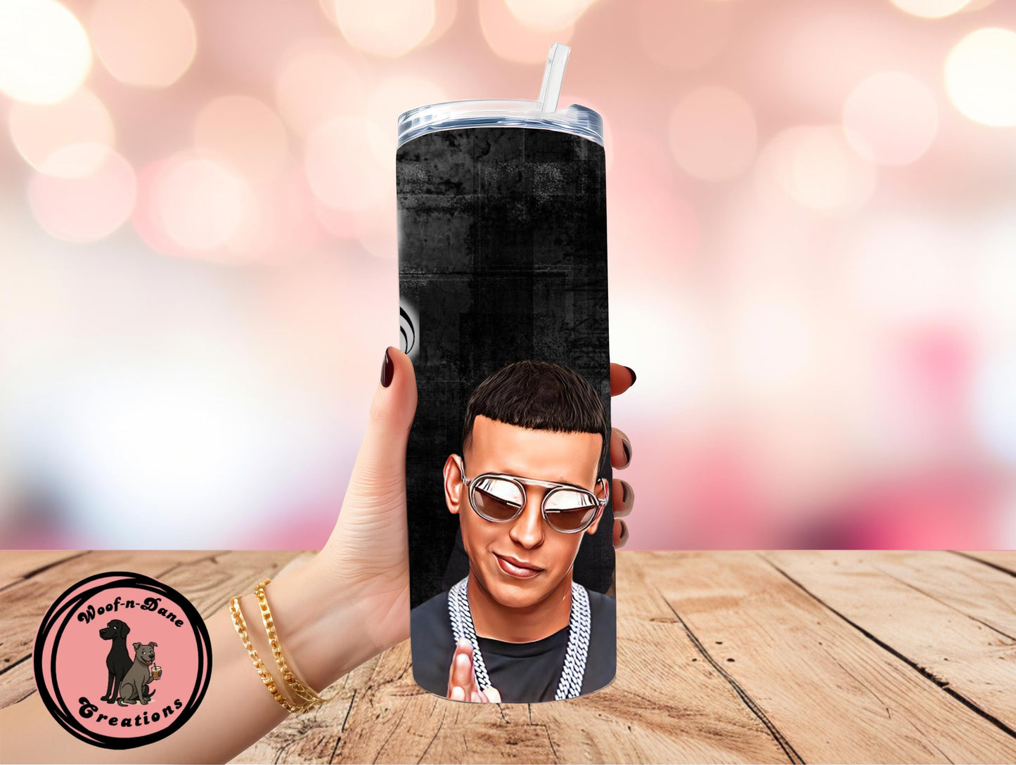 Daddy Yankee Tumbler: 20oz Stainless Steel Reggaeton Fan Gift