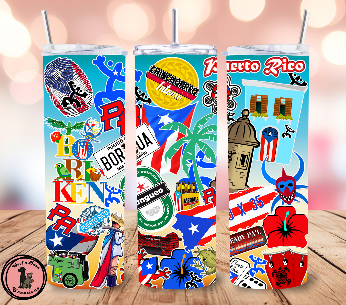 Puerto Rico Tumblers 20oz.