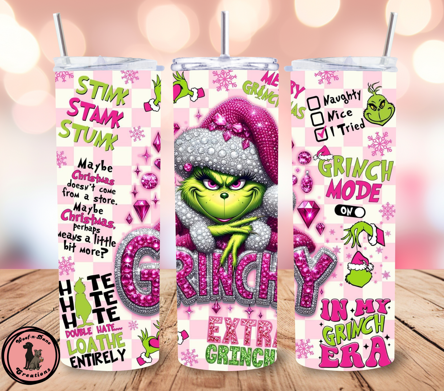 Grinch Tumblers 20oz.