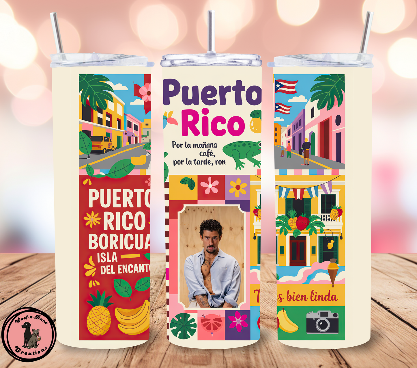 Bad Bunny Tumbler 20oz.