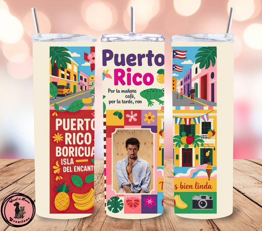 Bad Bunny Tumbler 20oz.