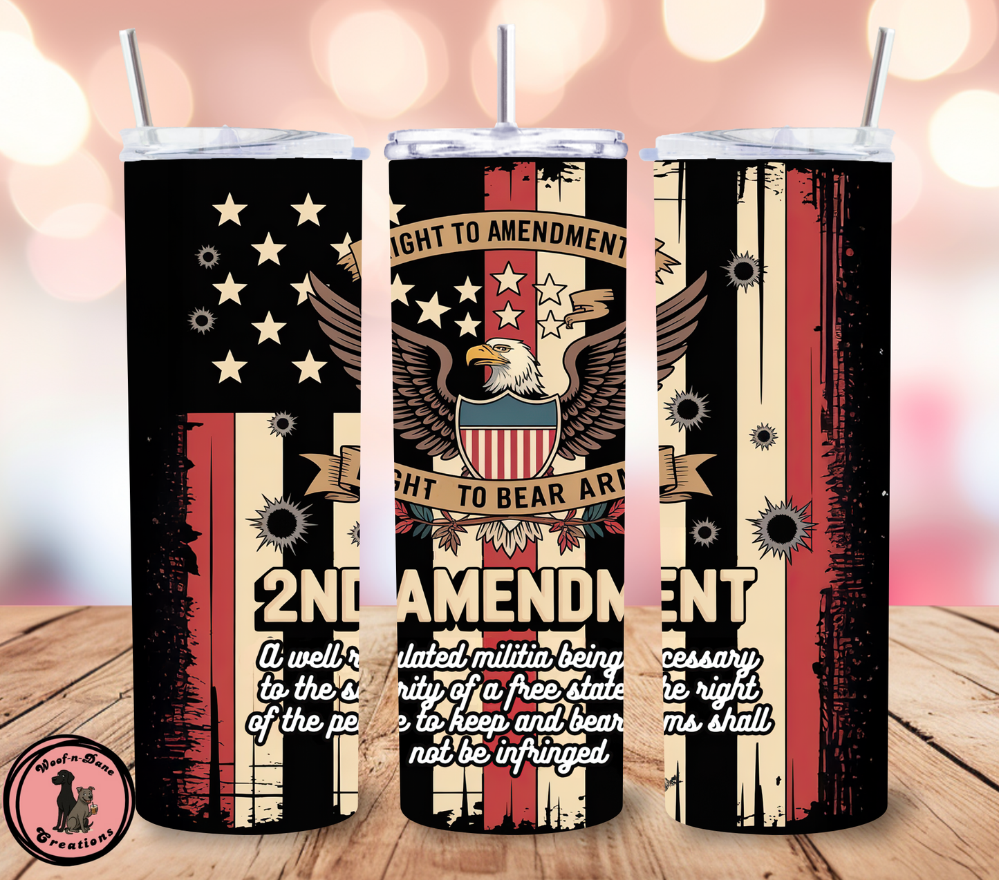 2nd Amendment Tumblers 20oz.