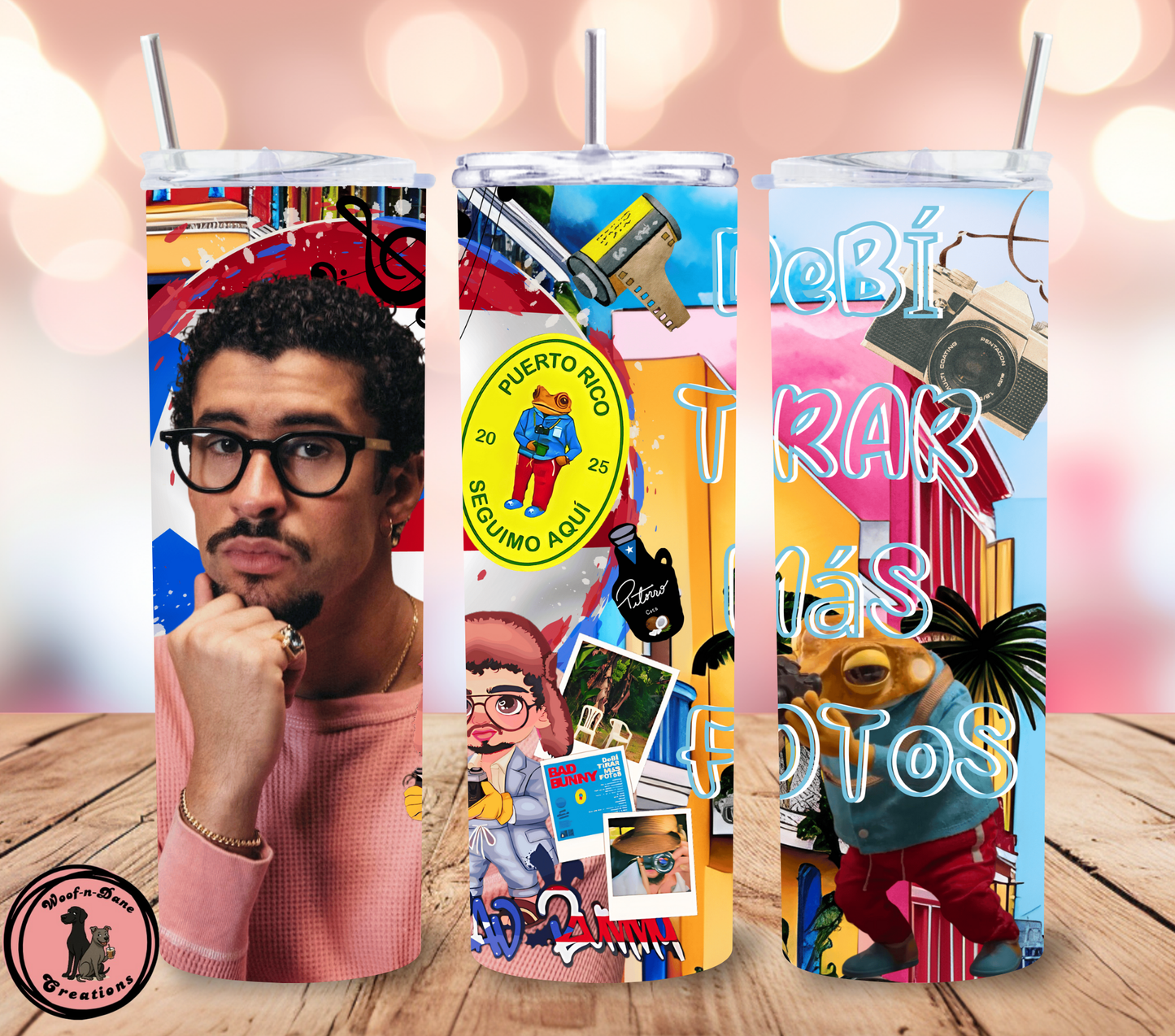 Bad Bunny Tumbler 20oz.